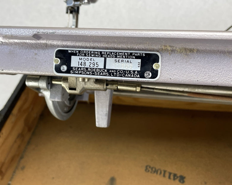 Vintage Sears Kenmore Sewing Machine 148.295 Tested