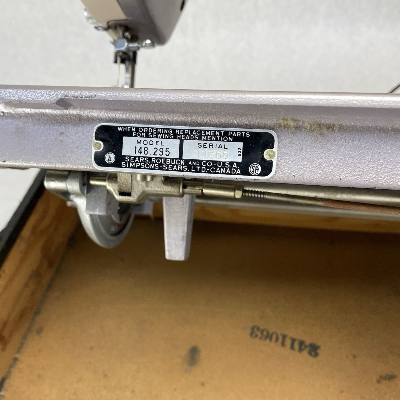 Vintage Sears Kenmore Sewing Machine 148.295 Tested