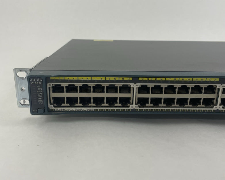 Cisco WS-C2960S-48LPS-L V03 48 Port Managed Network Switch - Tested