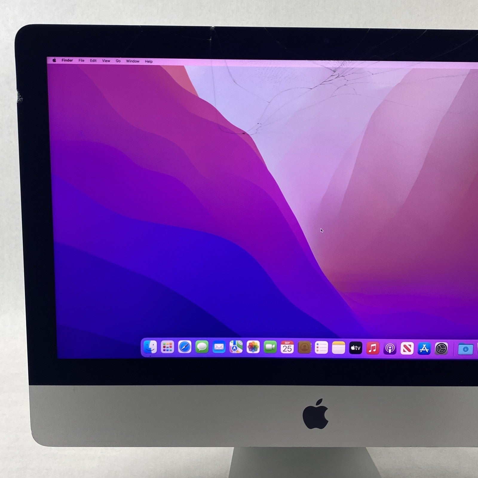 Apple A1418 iMac Retina 4k 21.5" 2015 3.1GHz i5 16GB RAM 1TB HDD Fusion -Cracked