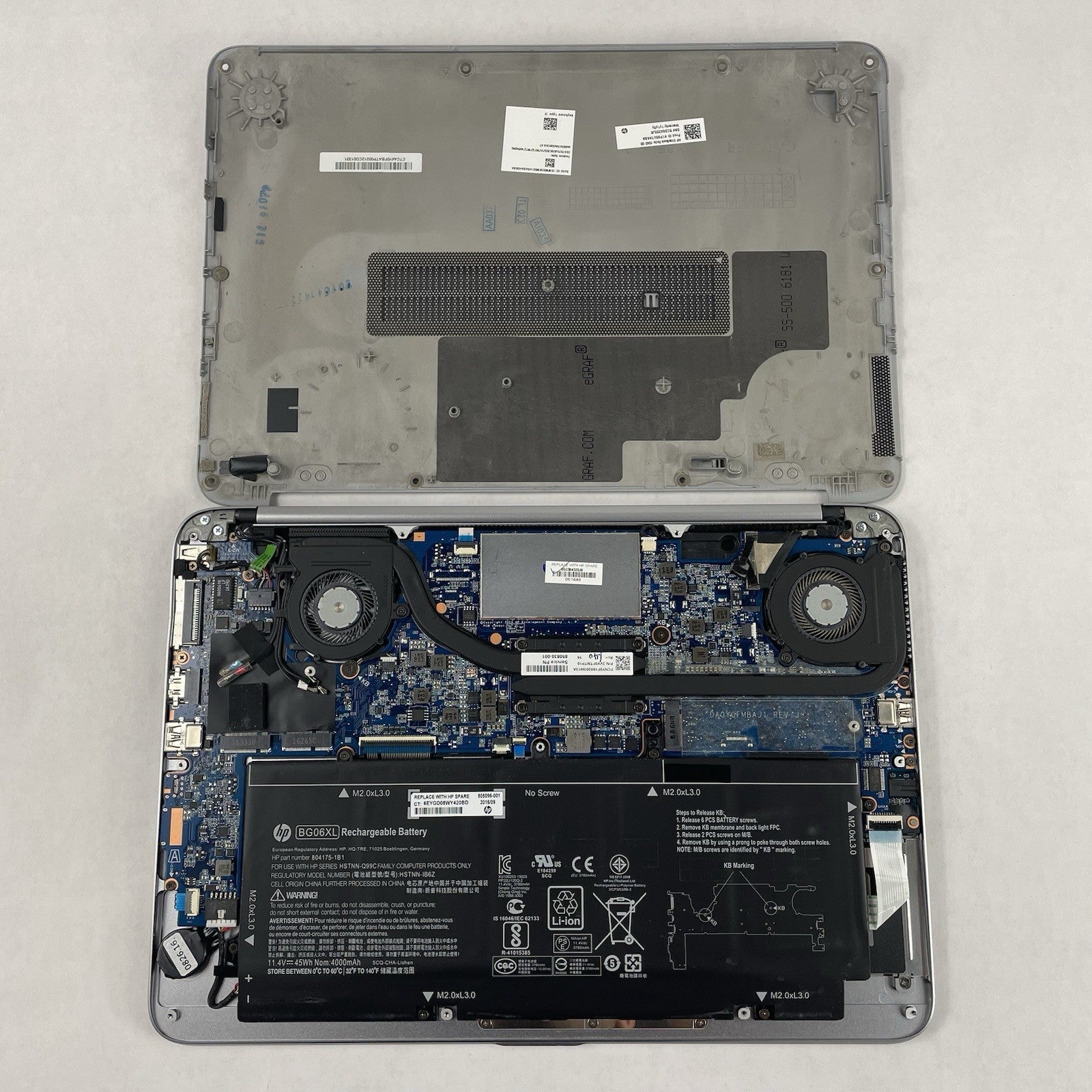 HP EliteBook Folio 1040 G3 14" i5-6200U 2.30 GHz 8 GB RAM No SSD/OS/AC/Wireless15