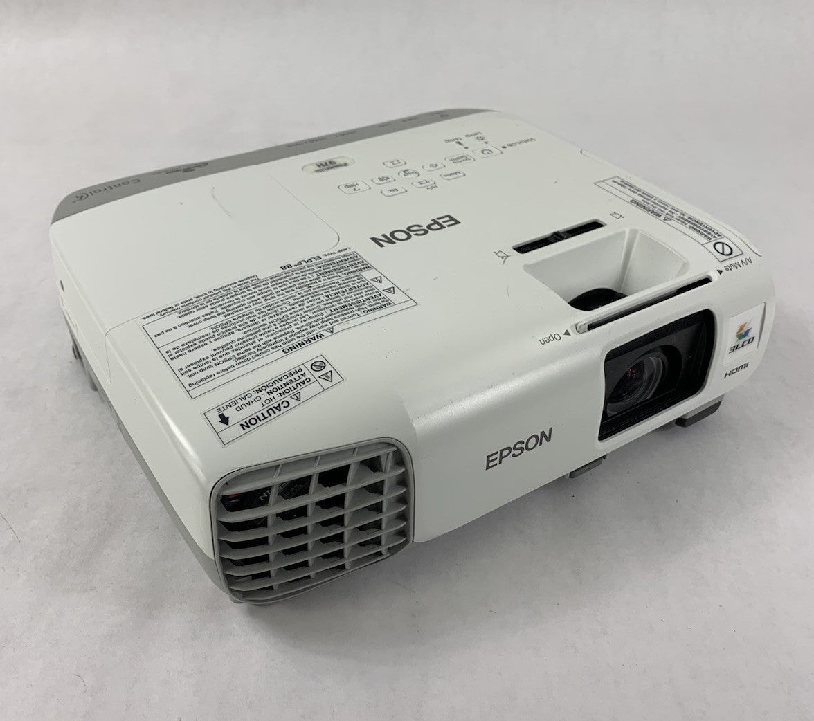 Epson PowerLite 97H H688A LCD Projector 991 Lamp Hours - No Remote0