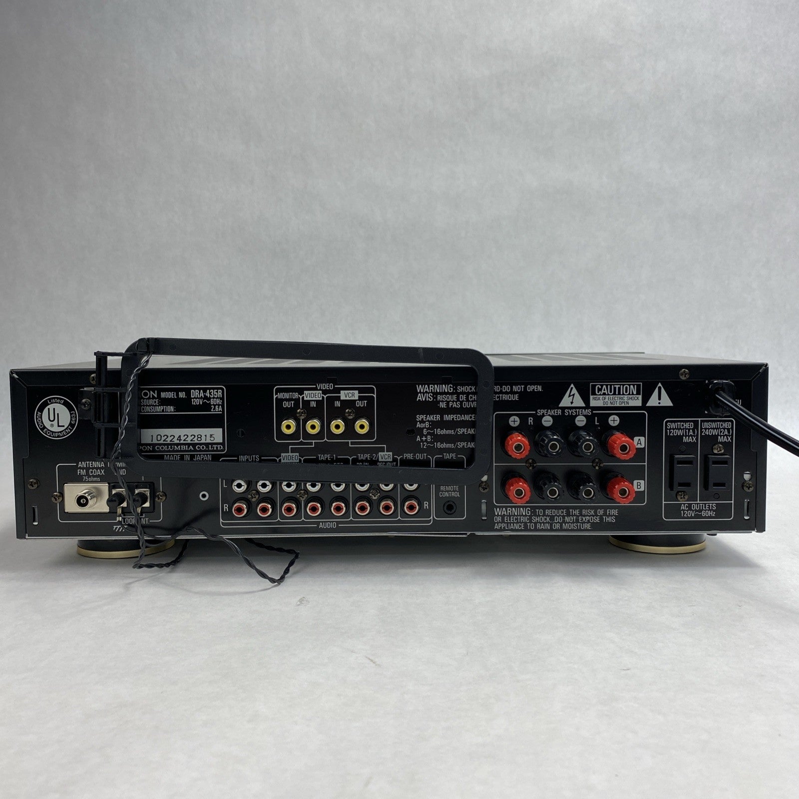 Denon DRA-435R Precision Audio Component AM-FM Stereo Receiver With Antenna4
