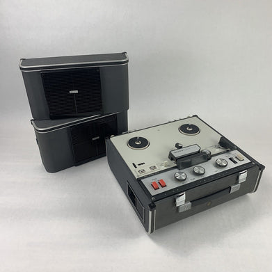 Sony TC-200 Stereo Tapecorder w/ Detachable Speakers - Parts or Repair