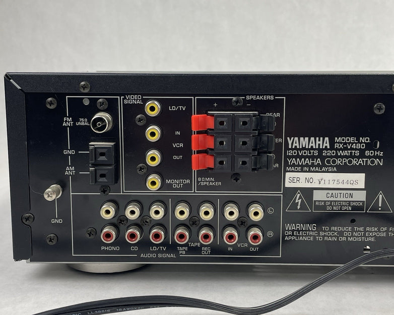 Yamaha Reciver rx-v480 Tested Working Made in Japan