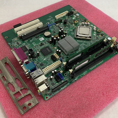 Dell OG214D Motherboard Intel Core 2 Duo E8400 3.00GHz 2GB RAM w/ Shield