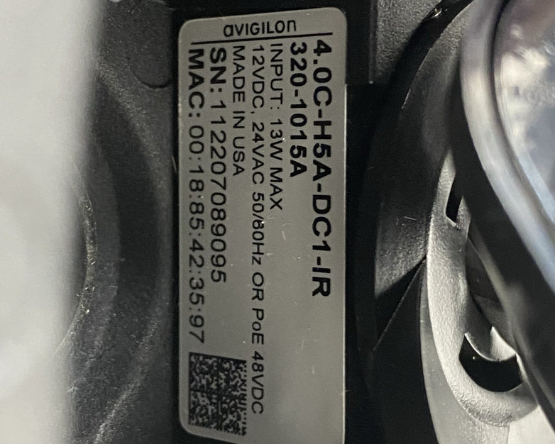 Avigilon 4.0C-H5A-DC1-IR H5A Series Lightcatcher Low-Light Dome Camera
