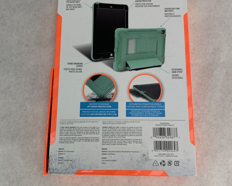 Targus SafePort Rugged Protection iPad Case 9.7" 2017/2018