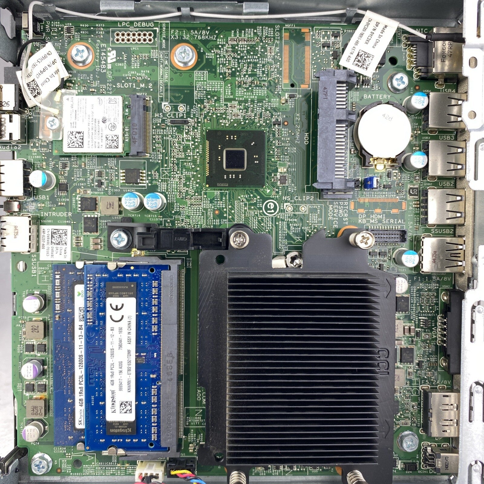 Dell OptiPlex 3020M Intel Core i3-4160T 3.10GHz 4GB RAM WiFi No AC No HDD No OS
