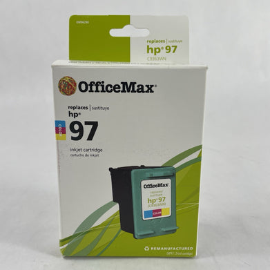 OfficeMax C9363WN HP 97 Tri-Color Ink Printer Cartridge Open Box