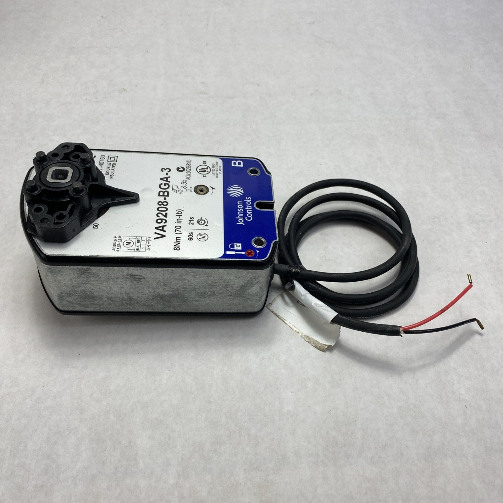 Johnson Controls VA9208-BGA-3 Electric Spring Return Valve Actuator11