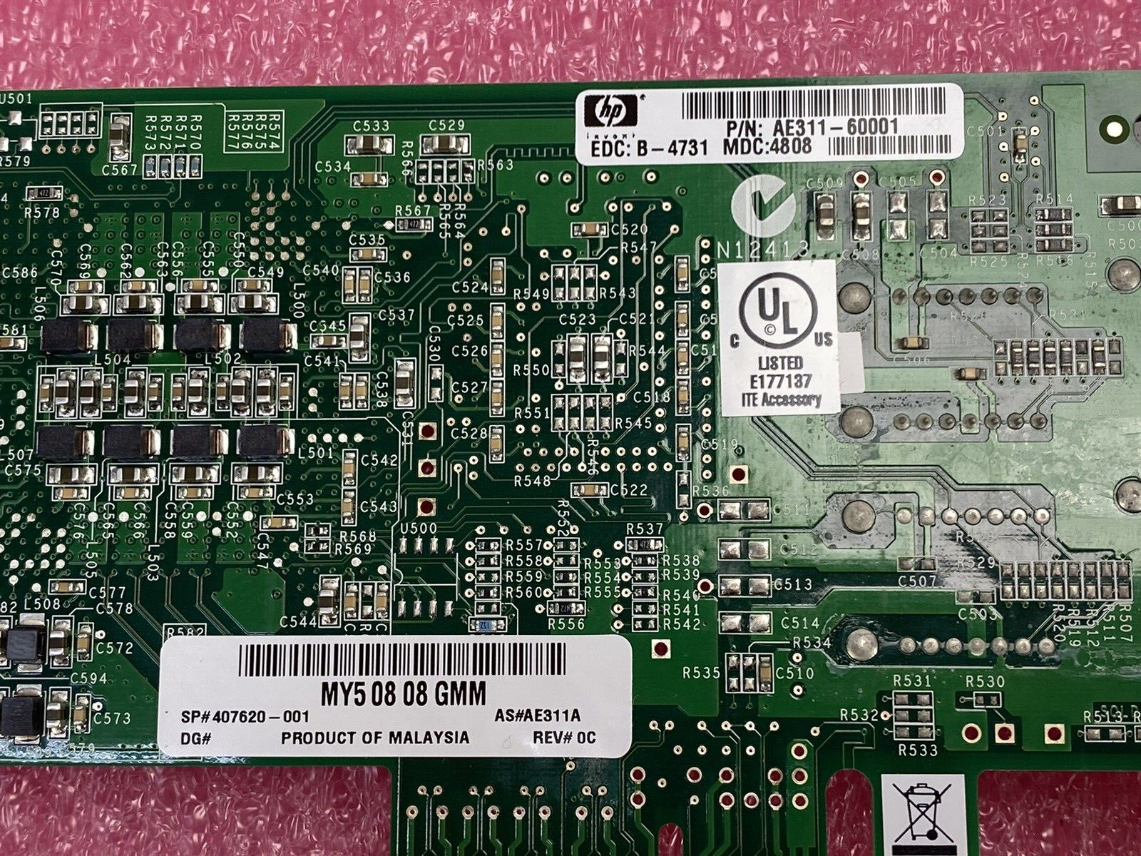 Lot of 3 Qlogic QLE2460-HP PX2510401-11 H 4Gb Single Port Fibre Channel PCIe