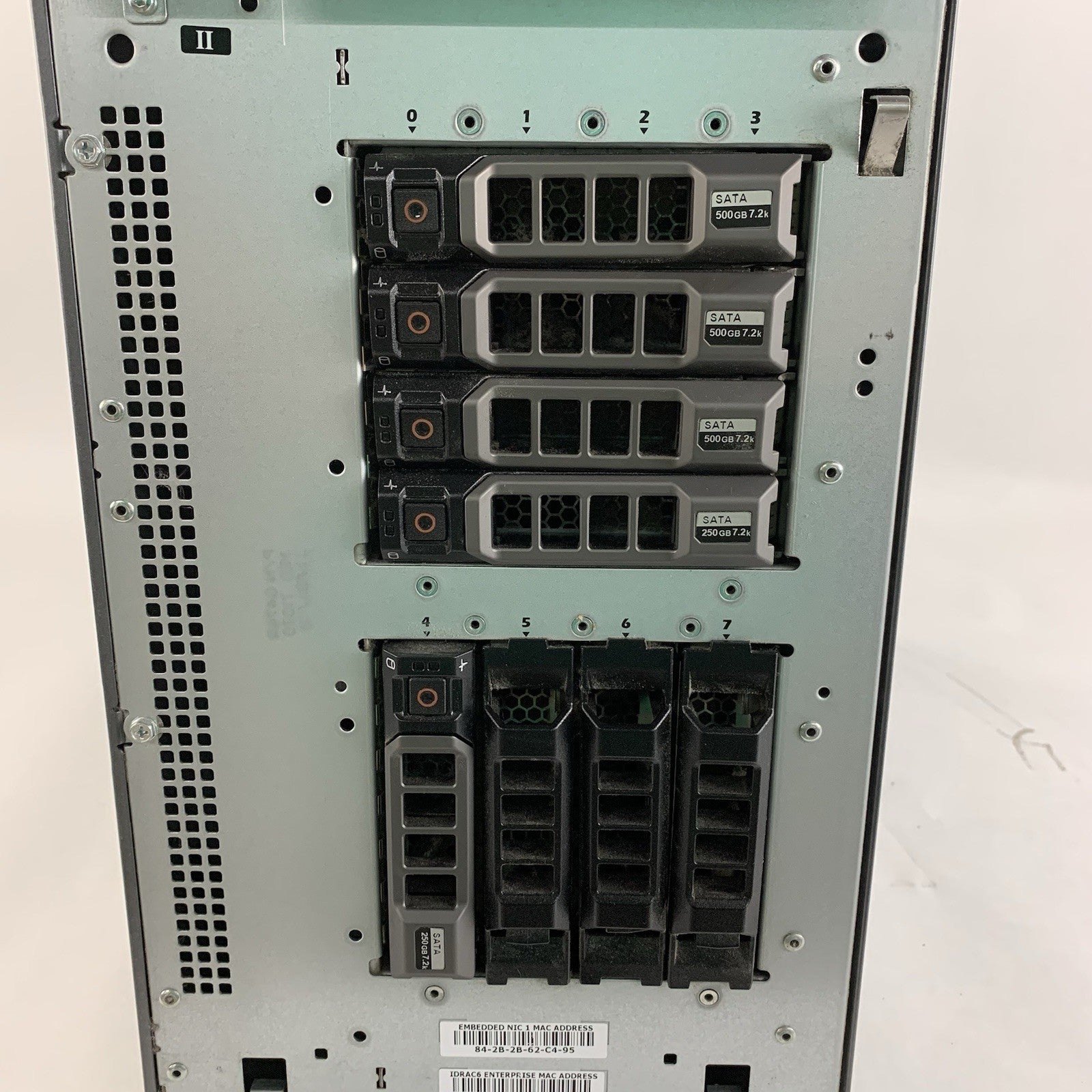 Dell PowerEdge T610 Server 2x Intel Xeon E5620 2.4GHz 16GB RAM No OS/HDD3