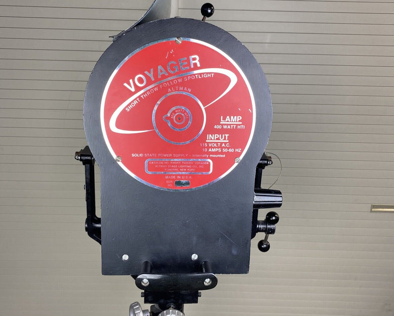 Altman Voyager Short-throw 400W HTI follow spotlight with stand