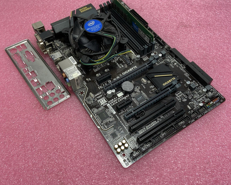 Gigabyte Z170-HD3P-CF Motherboard Intel Core i7-6700 3.4GHz 8GB RAM w/IO Shield