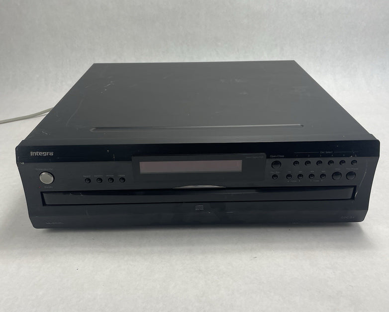 Integra CDC-3.4 Premium 6-Disc CD Carousel Changer Player Tested No Power Cord