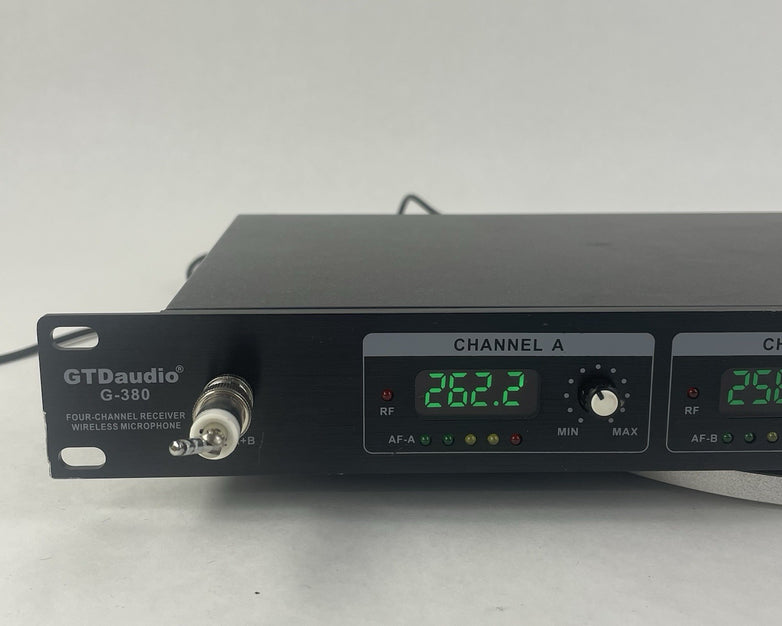 GTD Audio G 380 Wireless Rackmount Receiver Untested No Power Cord