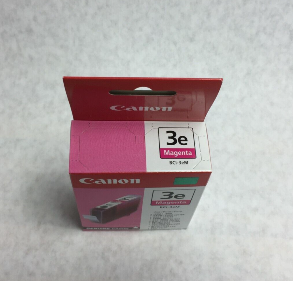 Genuine Canon Magenta 3e BCI-3eM Ink Cartridge