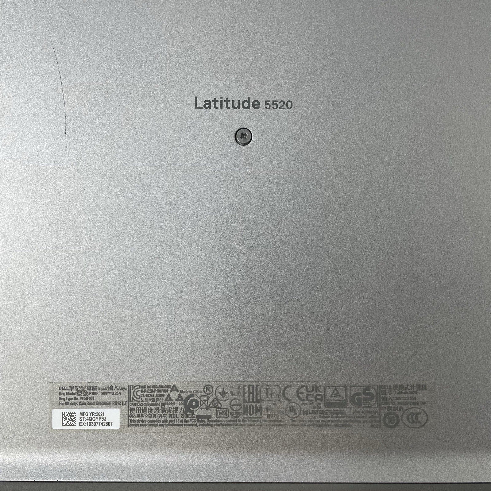 Dell Latitude 5520 15.6" i5-1135G7 2.4GHz 8GB RAM No SSD/OS/AC - Scratched Paint17
