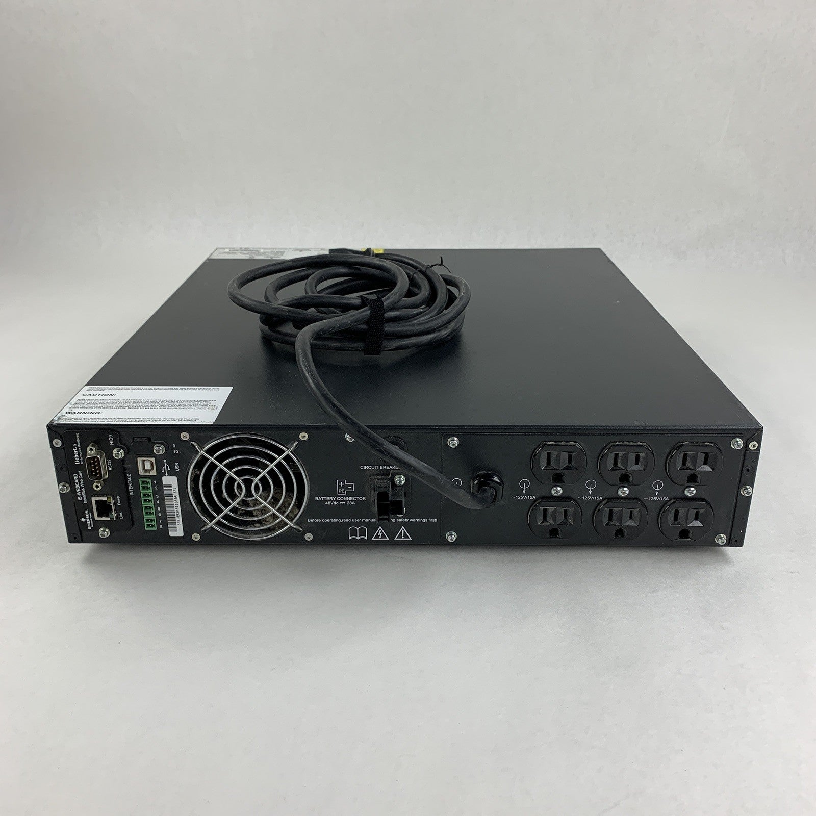 Liebert Emerson GXT3-1500RT120 UPS System Tested No Batteries No Caddy