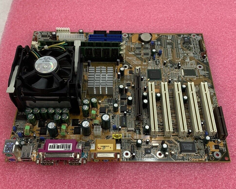 DFI NB72-SC Motherboard Intel Pentium 4 1.6GHz 384MB RAM w/Shield