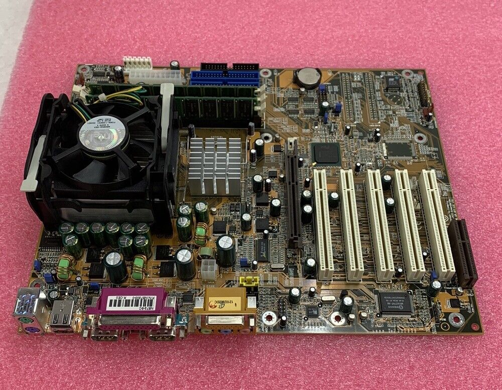 DFI NB72-SC Motherboard Intel Pentium 4 1.6GHz 384MB RAM w/Shield