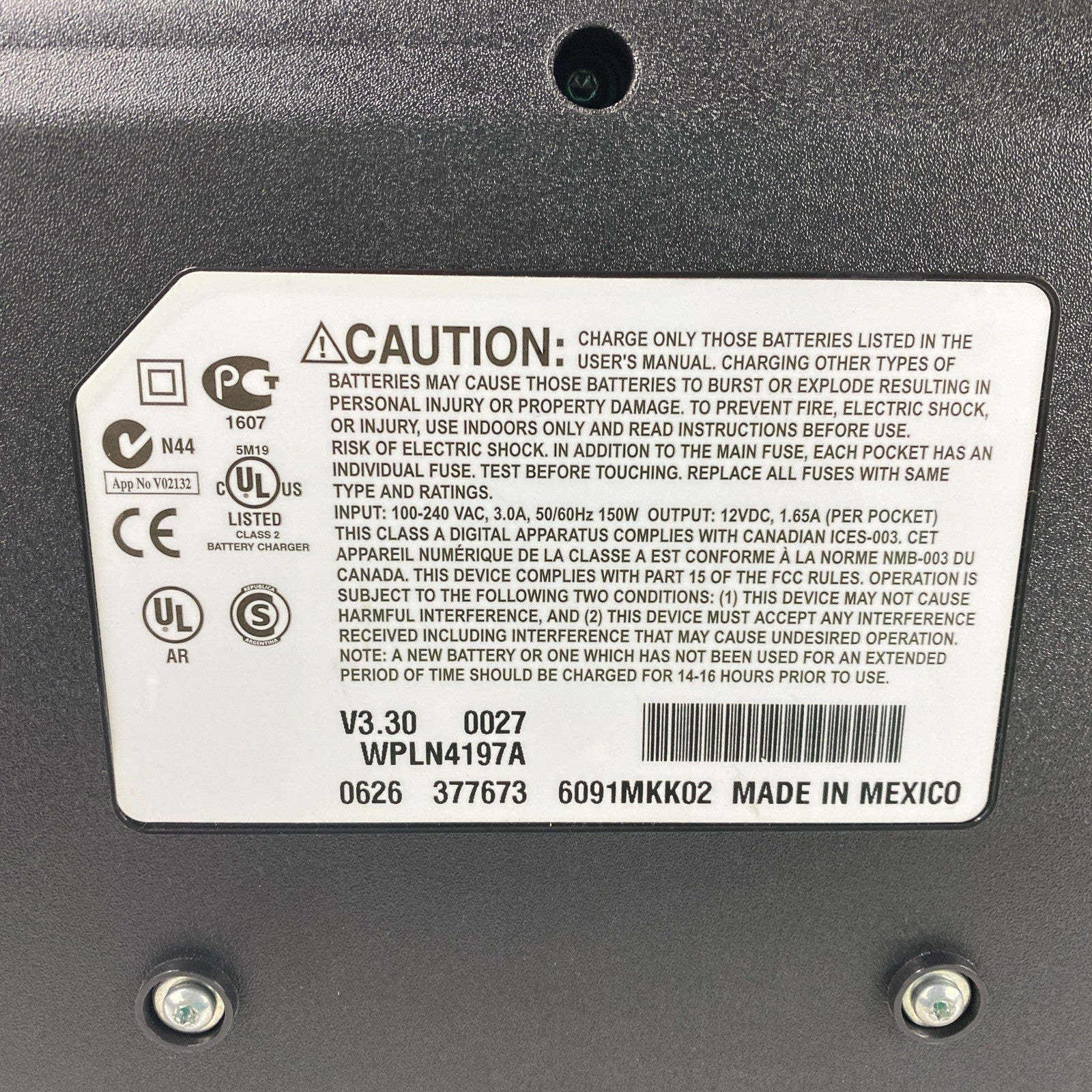 Motorola WPLN4197A Impres 6-Unit Adaptive Charger with Power Cord
