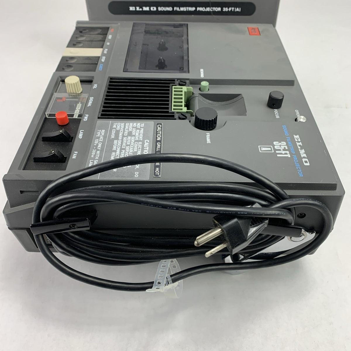 Elmo 35-FT A Sound Filmstrip Projector with Manual Dustcover Microphone - Parts3