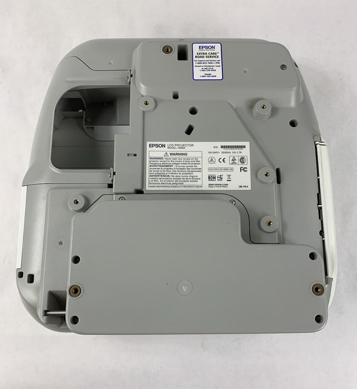 Epson BrightLink 595Wi H599A LCD Lamp Projector 2791 Lamp Hours - No Remote6
