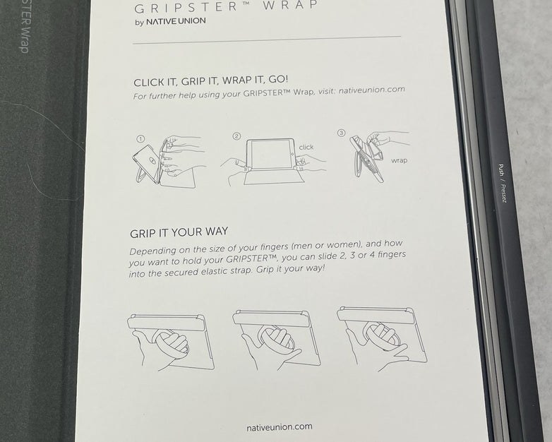 Native Union Gripster iPad AIR 2 16GB 32GB 128GB Case Compatible Lot of 3