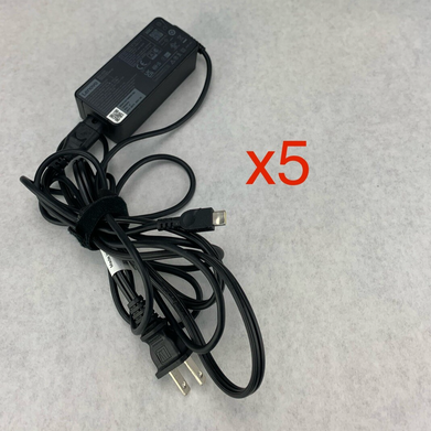 Lenovo ADLX45YDC2D AC/DC Adapter 45W (Lot of 5)