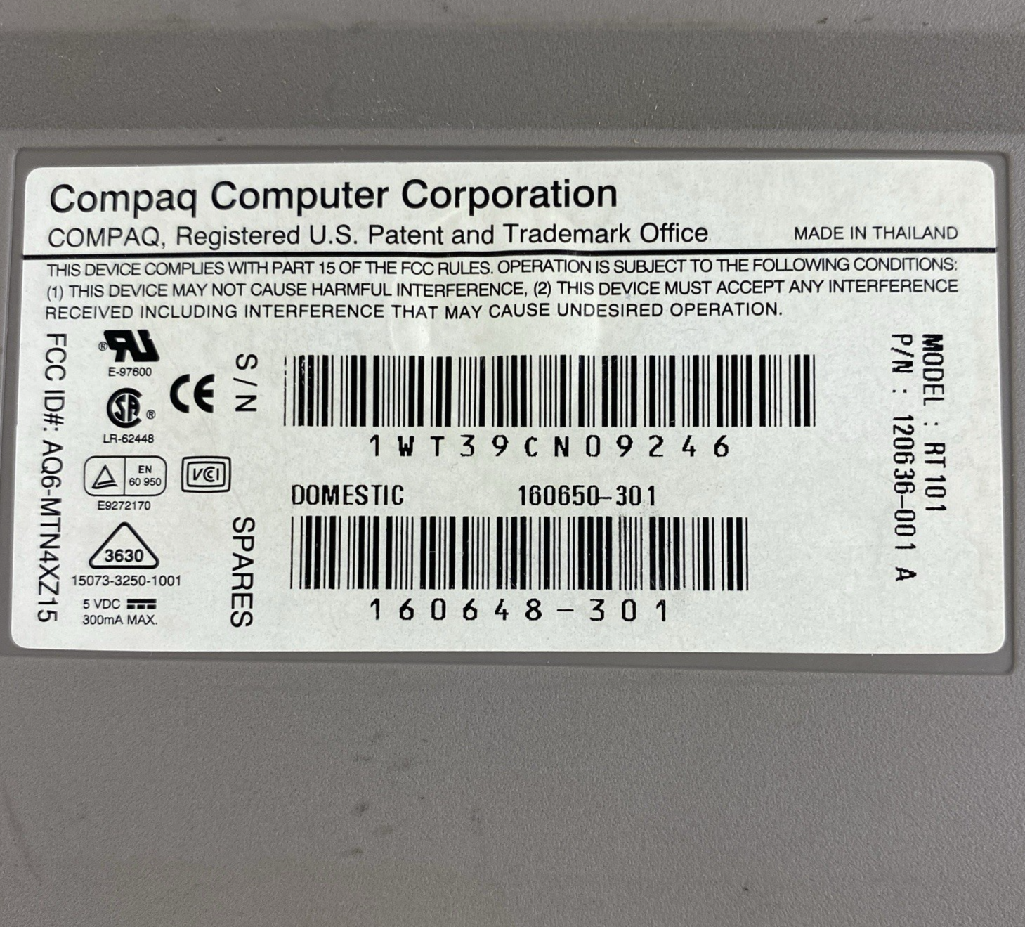 Compaq RT101 Keyboard Tested6