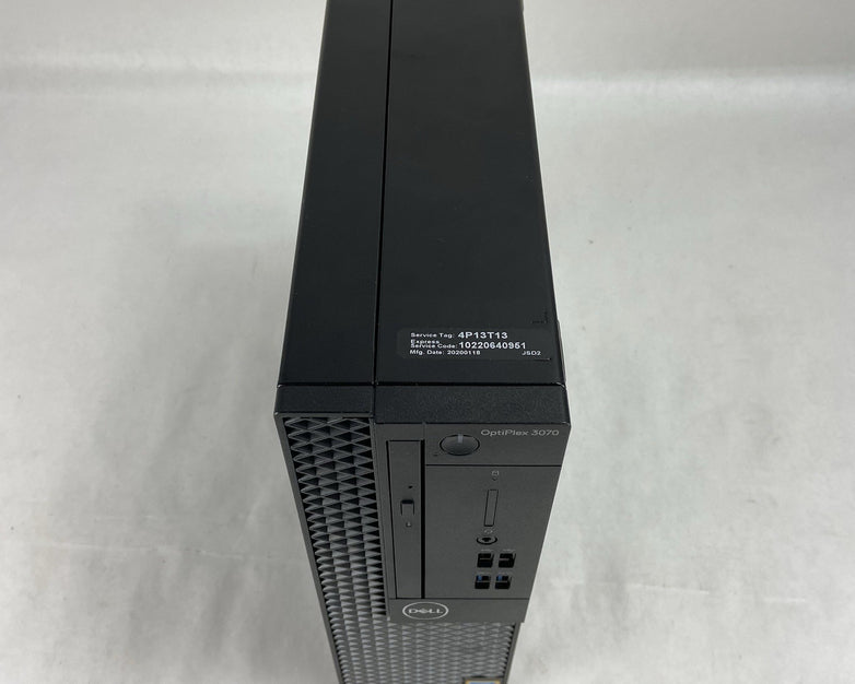 Dell Optiplex 3070 SFF Intel Pentium Gold G5400 3.7GHz 8GB RAM No HDD No OS
