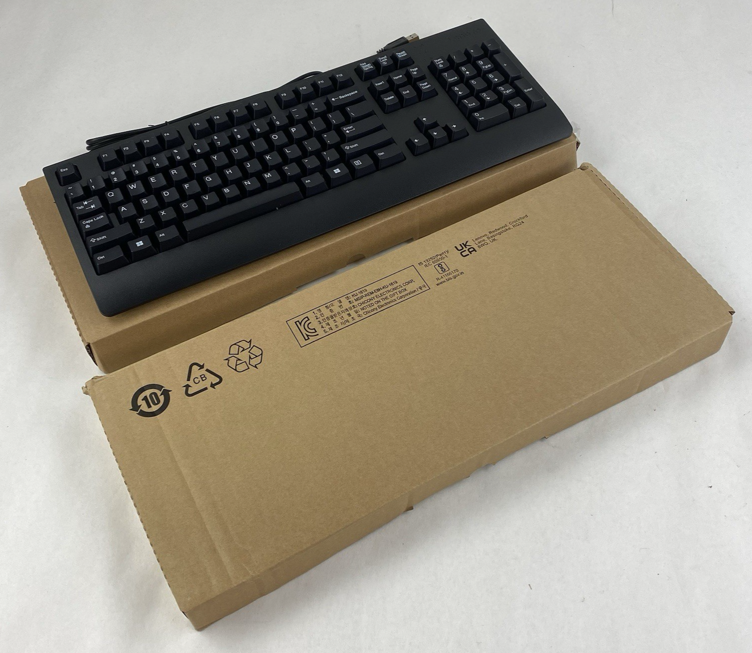 Lenovo KU-1619 USB Wired Keyboard Lot of 2