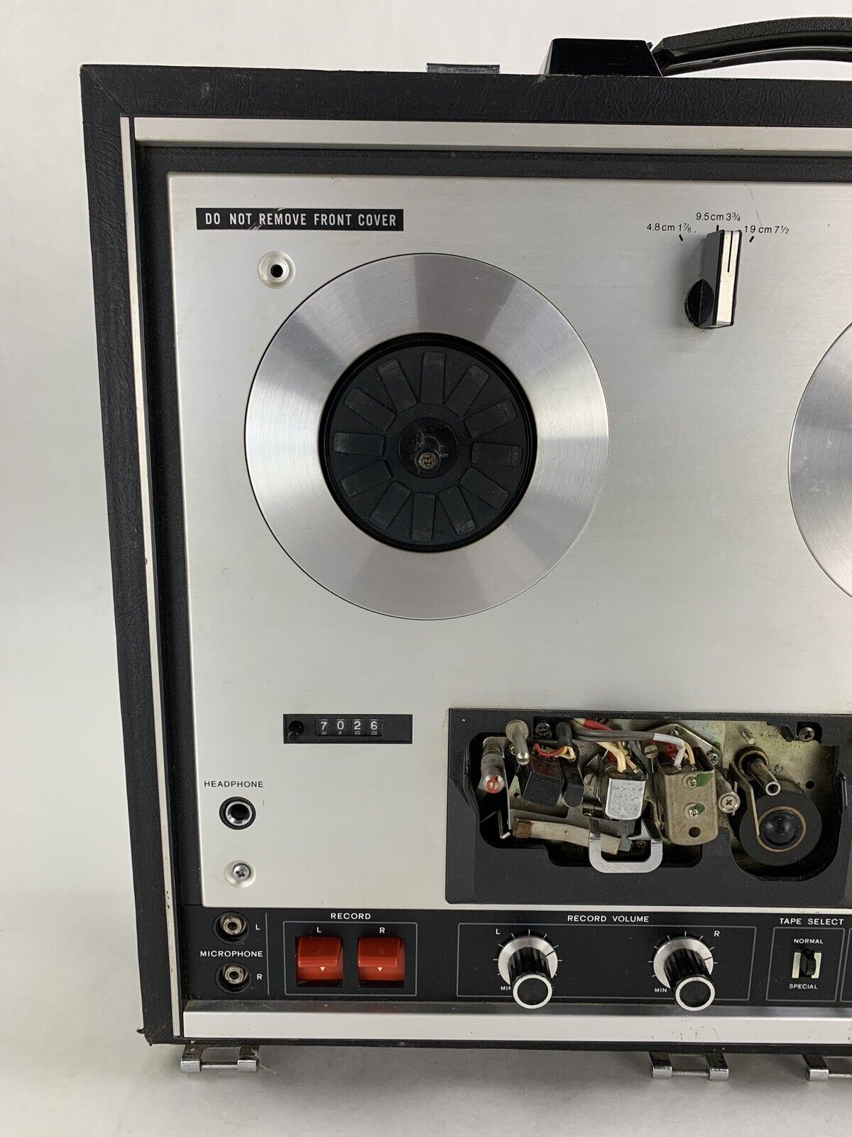 Sony TC-353 Three Head Stereo Tape Recorder for Parts and Repair Powers On