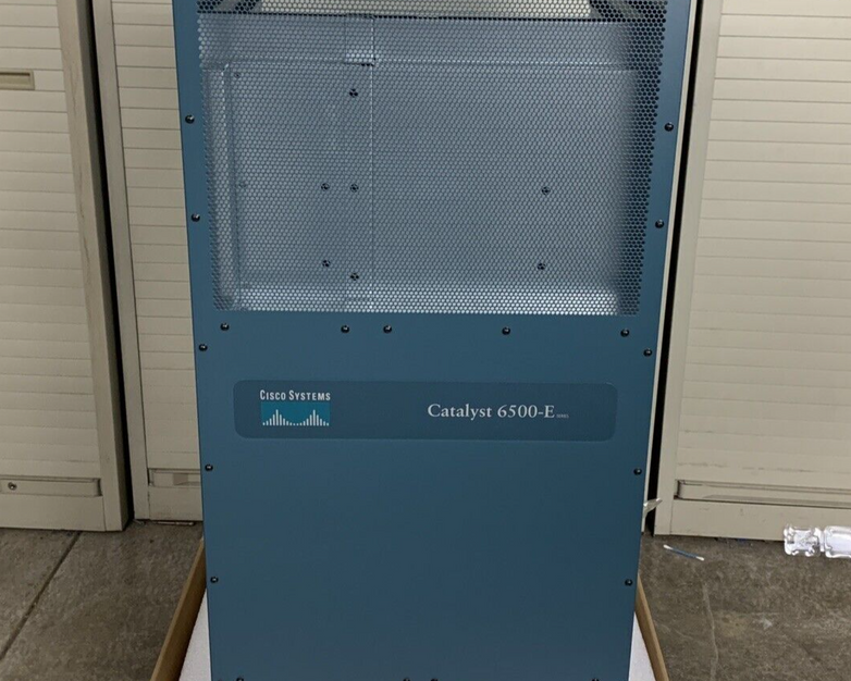 Cisco WS-C6509-V-E Genuine  Chassis W/ 1x Power Supply Box Opened No Faceplate