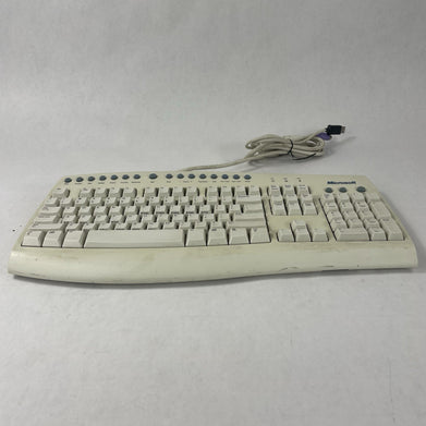 Microsoft Internet Keyboard White PS/2 Model RT9443 V56TW X08-74735