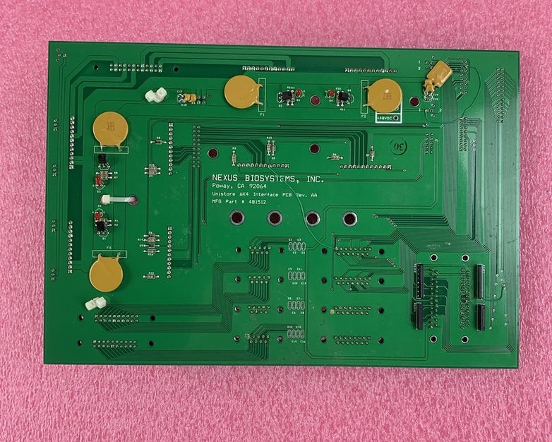 Nexus Biosystems 481512 PCB Rev. AA Circuit Board