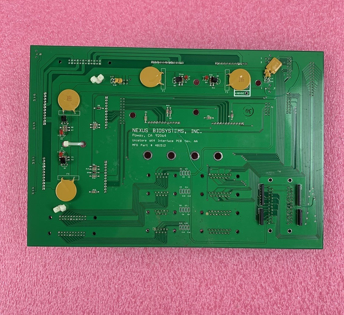 Nexus Biosystems 481512 PCB Rev. AA Circuit Board