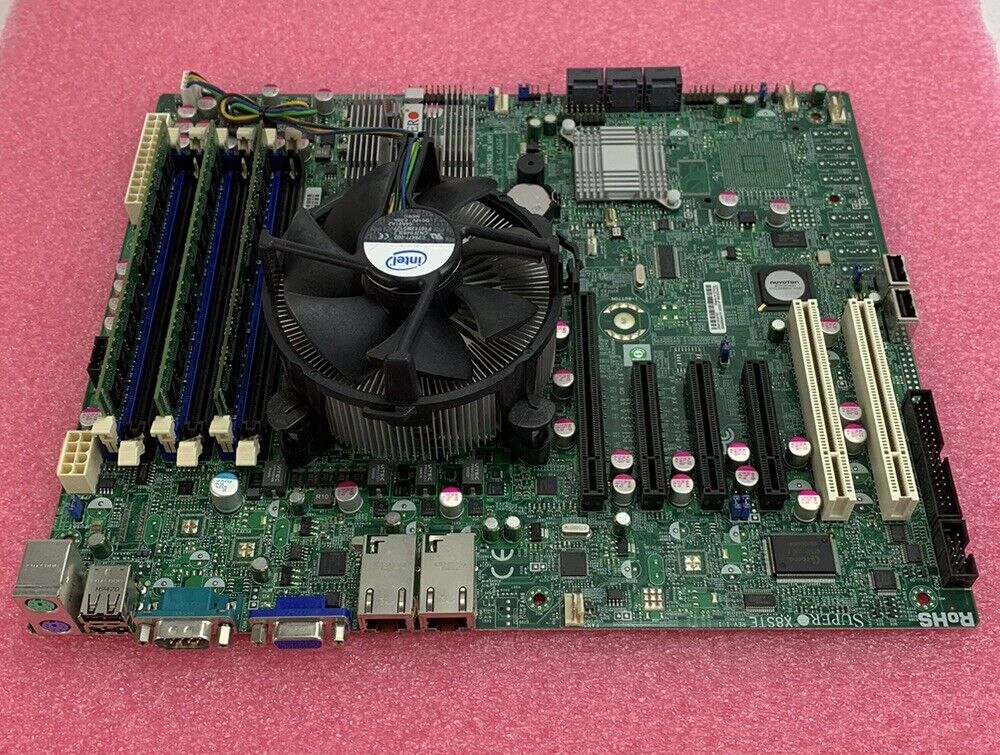 SuperMicro X8STE Motherboard Xeon W3520 2.67GHz 4GB RAM w/Shield