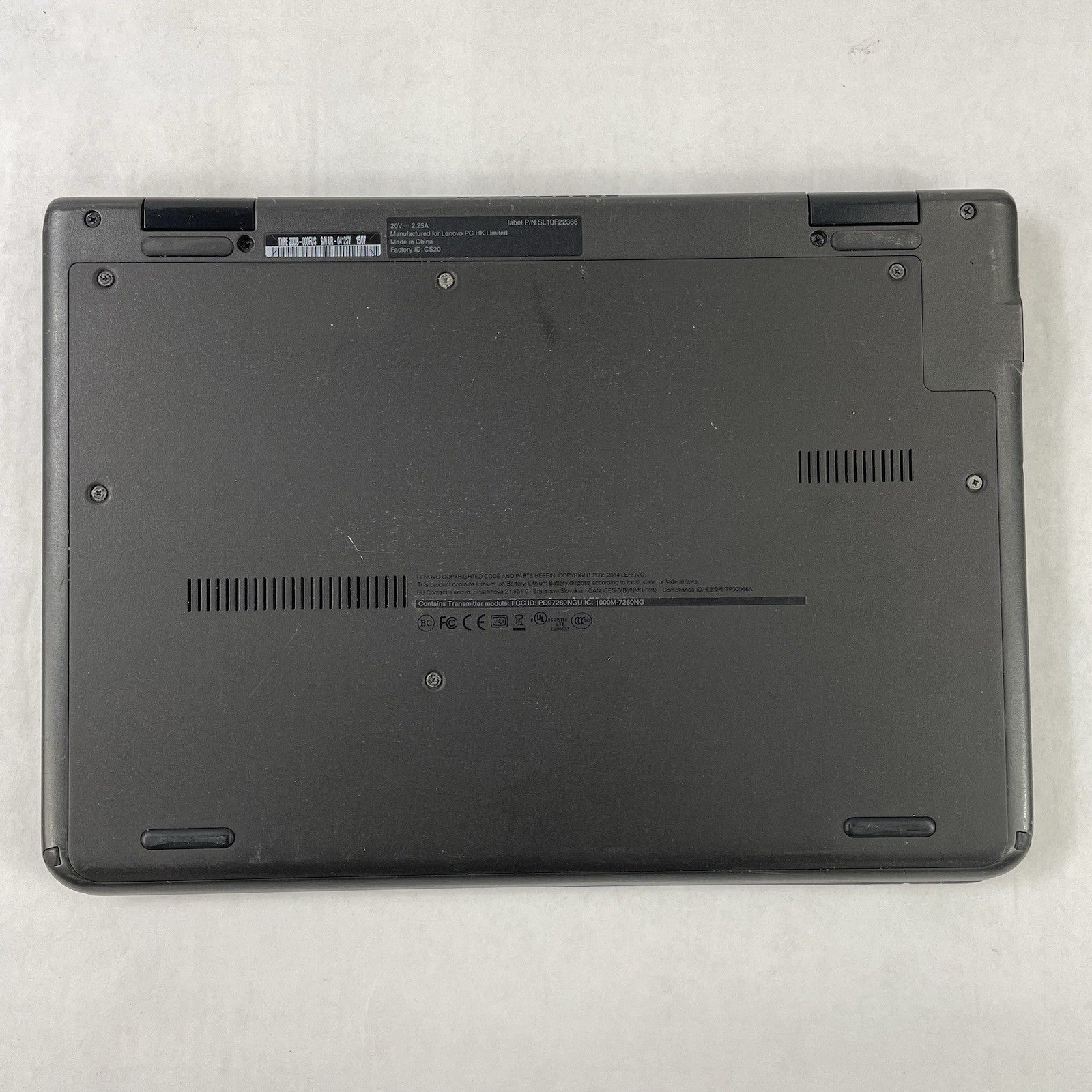 Lenovo ThinkPad 11E Chromebook 11.6" Celeron N2440 1.83 GHz 4 GB RAM 16 GB HDD14