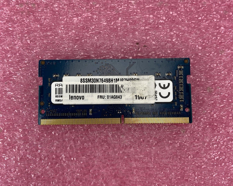 Lenovo 8GB 1RX8 PC4-2666V-SA1-11 SO-DIMM Laptop Memory FRU P/N: 01AG843