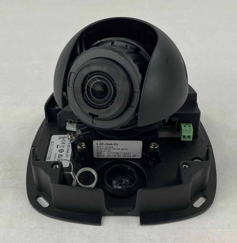 Avigilon 3.0C-H4A-D1 Dome Camera Untested