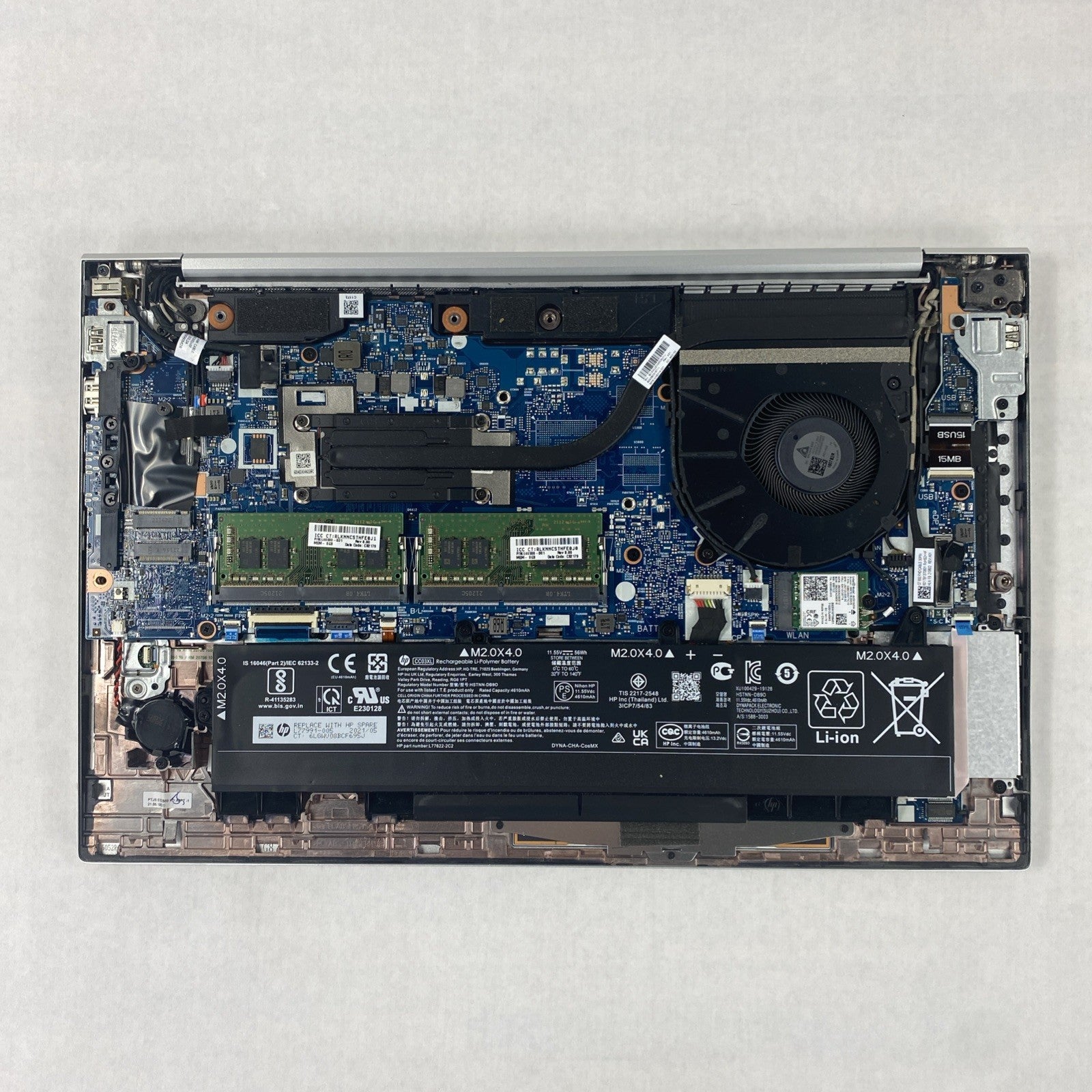 HP EliteBook 850 G8 Intel Core i5-1145G7 2.60 GHz 16 GB RAM 15.6" No SSD No OS