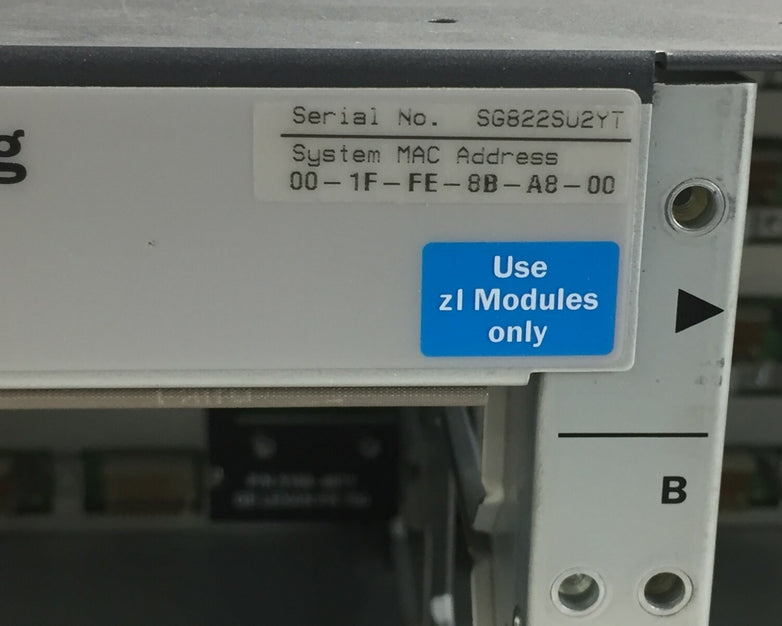 HP ProCurve J8697A 5406zl Managed Switch Chassis Only