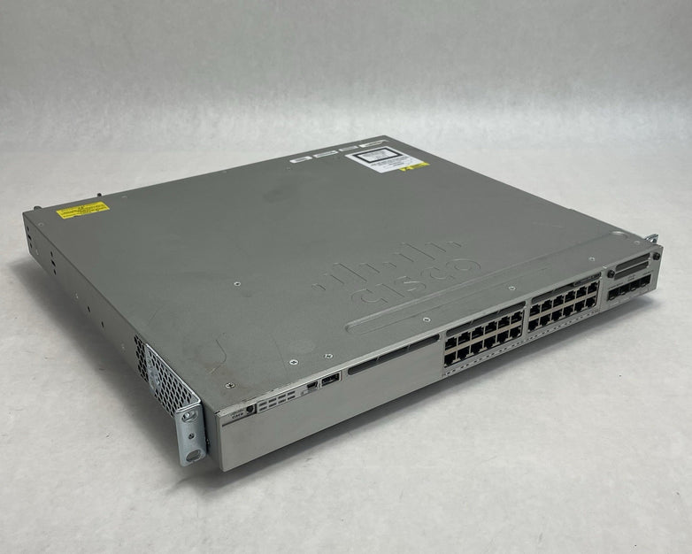 Cisco Catalyst WS-C3850-24T-L V06 24 Port Switch Tested & Reset 1X PSU