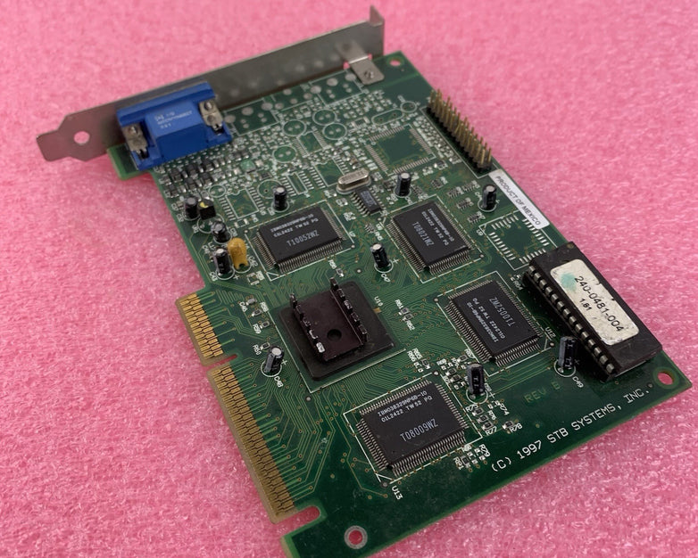 Vintage STB Systems 1X0-0620-305 Velocity 128 AGP Video Graphics Card - Untested