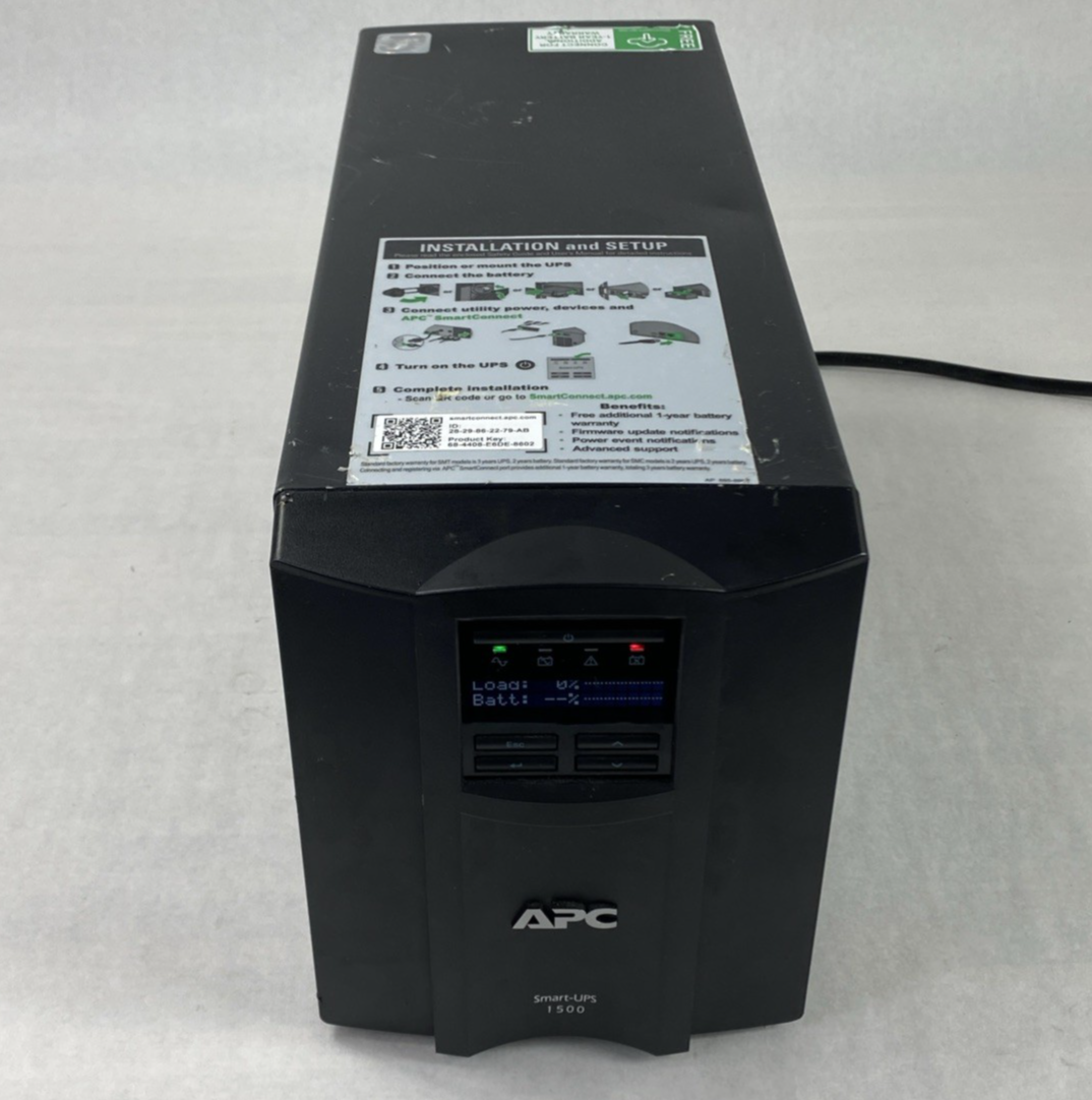 APC Smart-UPS 1500C SMT1500C Uninterruptible Power Supply No Battery Tested