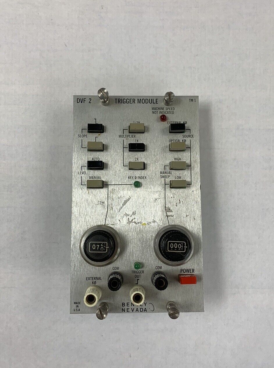 Bently Nevada DVF 2 Trigger Module TM1 Front Panel Assembly
