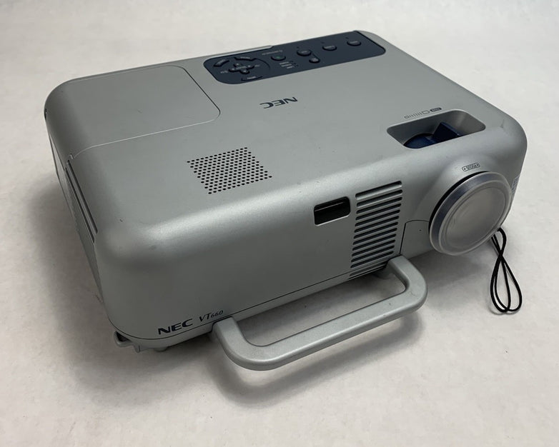 NEC VT660 LCD Lamp Projector 553 Lamp Hours - No Remote